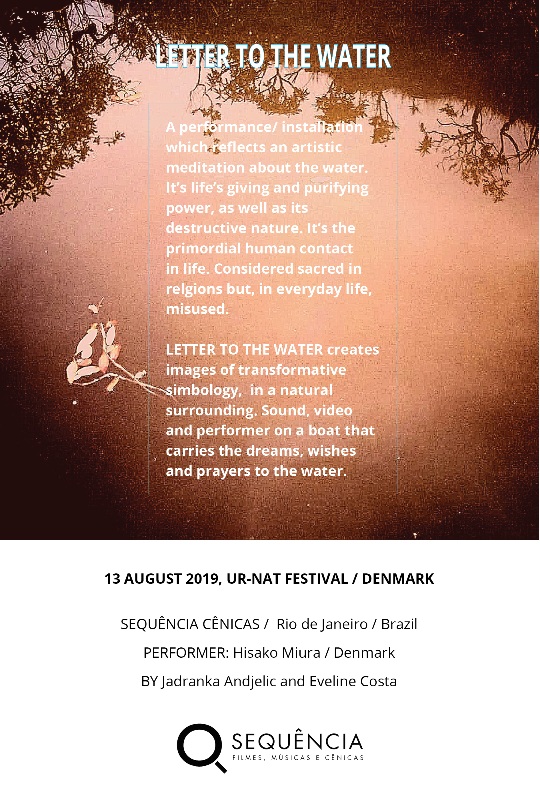 letter to the water cartaz2